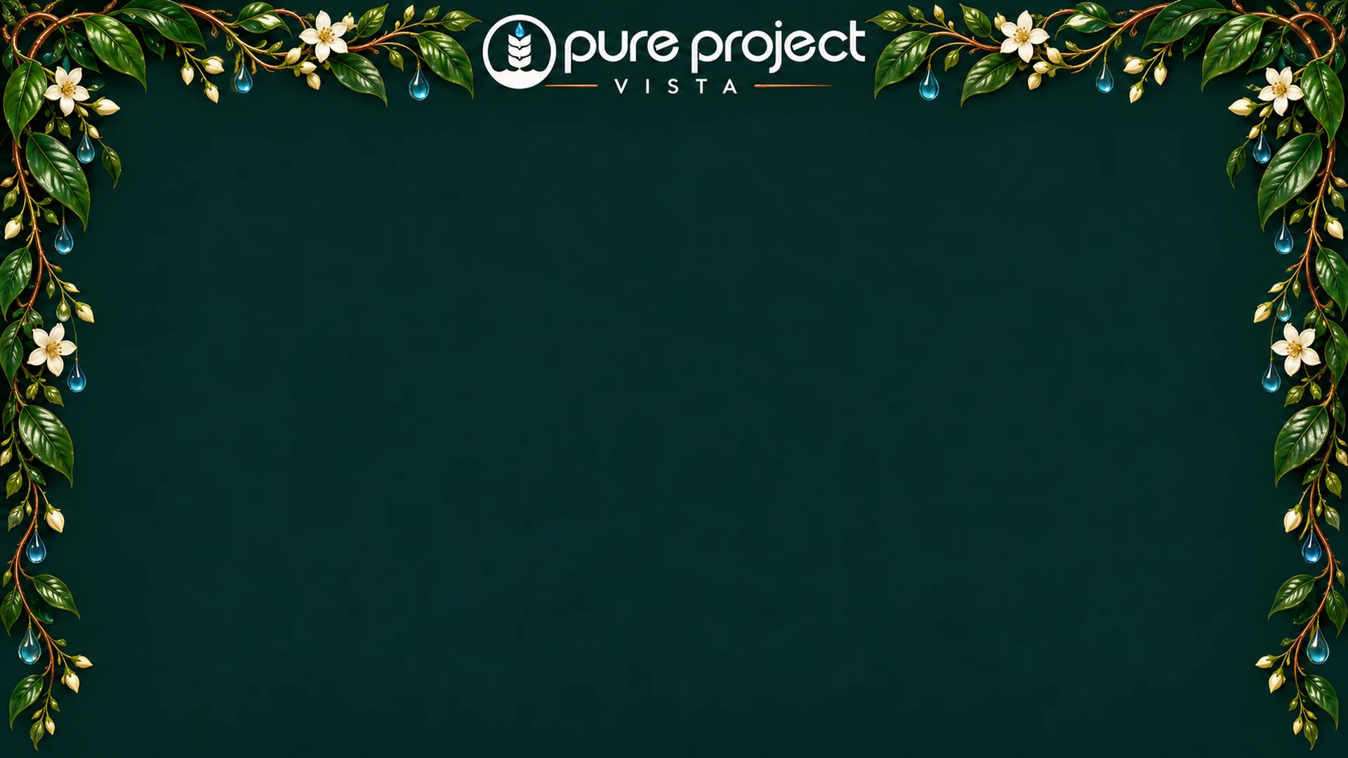 Pure Project Vista: nur das Artwork mit Platz für bearbeitbaren Kartentext